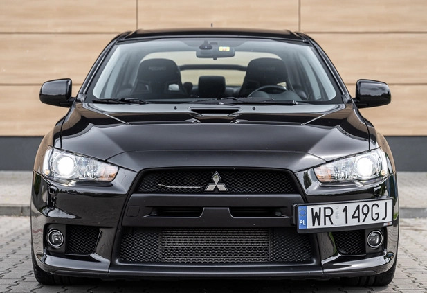 Mitsubishi Lancer Evolution cena 155000 przebieg: 142300, rok produkcji 2011 z Radom małe 781